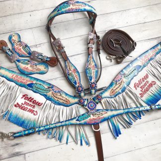 Follow Your Dreams Headstall Breast Collar Fringe Set 4032 x 3024 px
