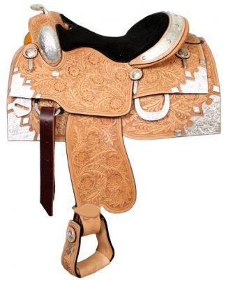 Show Saddle - Silver Horn - Square Skirt