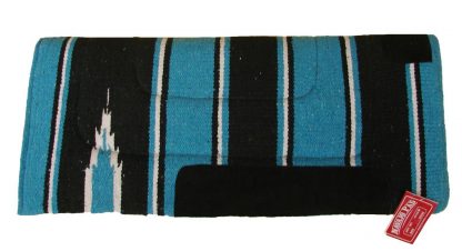 Showman 30" X 30" Navajo Print Saddle Pad w Kodel Fleece Bottom