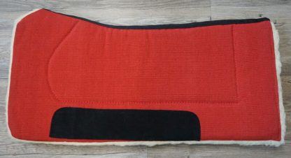 Showman 32" x 32" Contoured Western Saddle Pad with Kodel Fleece