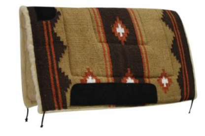 Showman 32" x 32" Southwest Saddle Pad w/ Kodel Fleece Bottom