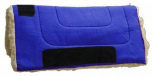 Heavy Canvas 32" x 32" Horse Saddle Pad with Kodel Fleece by Showman