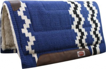Showman 36" x 34" Wool Top Western Cutter Style Saddle Pad