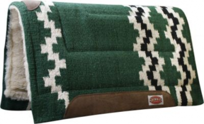 Showman 36" x 34" Wool Top Western Cutter Style Saddle Pad