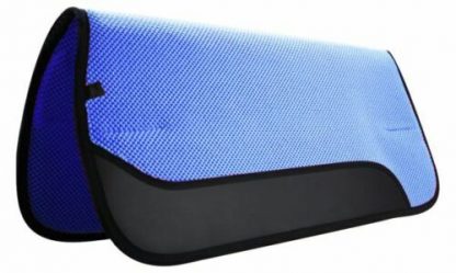 Showman 32" x 30" Waffle Perforated Saddle Pad w/ Wear Leathers