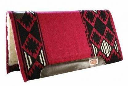 Showman 36 " x 34" 100% New Zealand Wool Memory Felt Breathable Saddle Pad