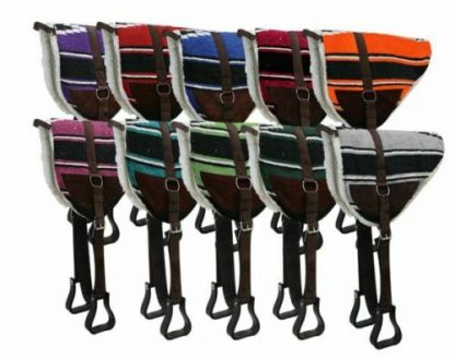 Showman Navajo Print Bareback Saddle Pad w/ Fleece Bottom