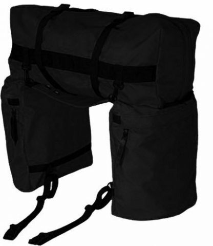 Showman Nylon Oversized Saddle and Cantle Bag Padded with Removable Insuliners!