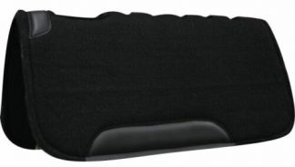 Showman™ 31" x 31" Black Felt pad with cut out over wither and vented back