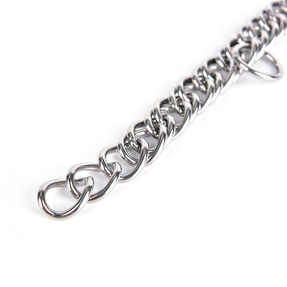 1pc stainless steel double link curb chain for horse bits pet JBUYJ