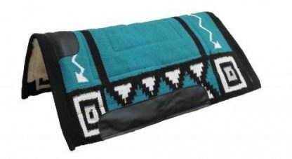 Showman 36" x 34" Cutter Style Woven Wool Saddle Pad w/ Navajo Design