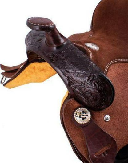 10" Youth Barrel Style Saddle - Image 4