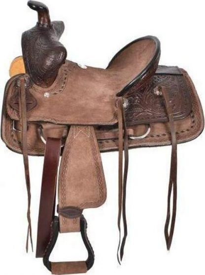 10  Youth Hard Seat Bear Trap Style Saddle