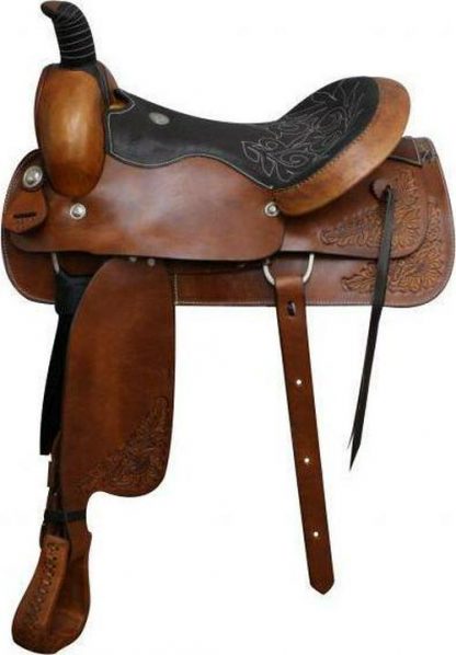 16", 17" Roper Style Saddle - Image 3