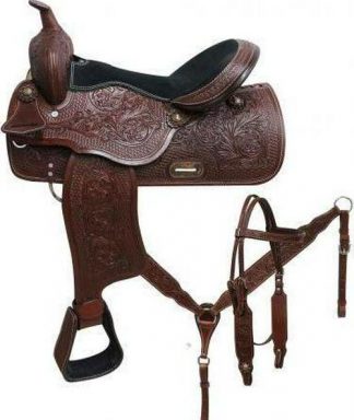 16" Economy style pleasure saddle set