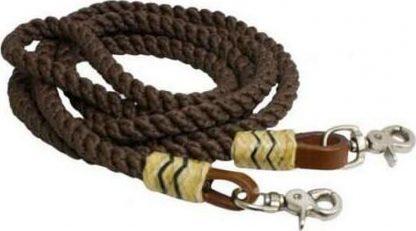 8FT Rolled Nylon Barrel Reins. - Image 7