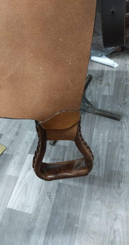 Roping Roper Sale 40% Off 15" inch Saddle Western Roughout Leather - Heavy Duty - Hard Seat - Image 6