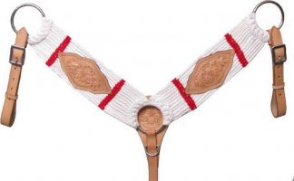 Sale 20% Off 13 Strand Breastcollar With Tooled Leather