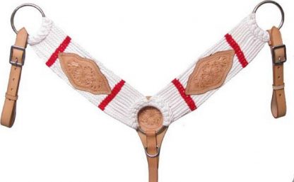 Sale 20% Off 13 Strand Breastcollar With Tooled Leather