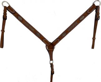 Sale 20% Off 1.25  Wide Medium Argentina Cow Leather Breast Collar
