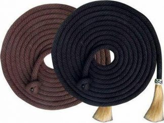 Sale 20% Off 23' Nylon Mecate Reins With Horse Hair Tassel.