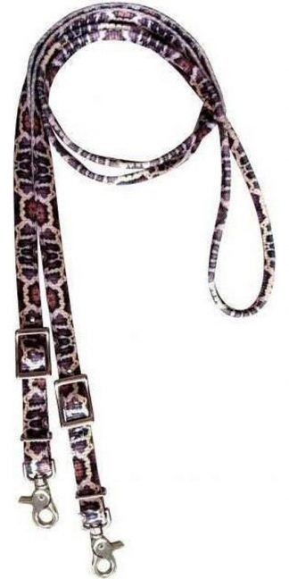 Sale 20% Off 3/4  X 8ft Python Nylon Contest Rein With Scissor Snap End