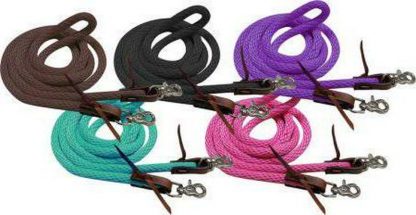 Sale 20% Off 96  Derby Nylon Barrel Reins With Scissor Snap Ends.