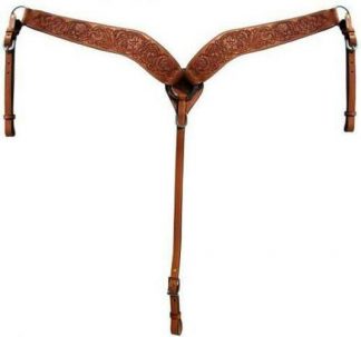 Sale 20% Off Argentina Cow Leather Tooled Breastcollar.