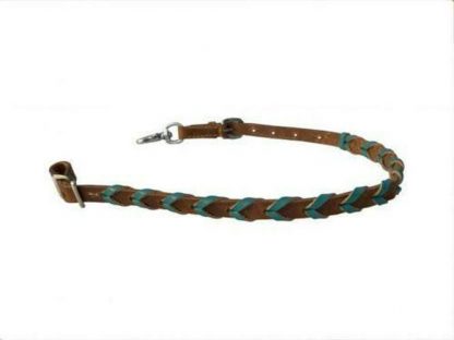 Argentina Cow Leather wither strap with Color Braided leather accent - Image 3