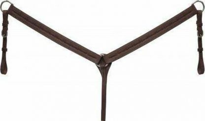 Sale 20% Off Argentina Cow Leather Breast Collar With Barbed Wire Tooled Design. - Image 3