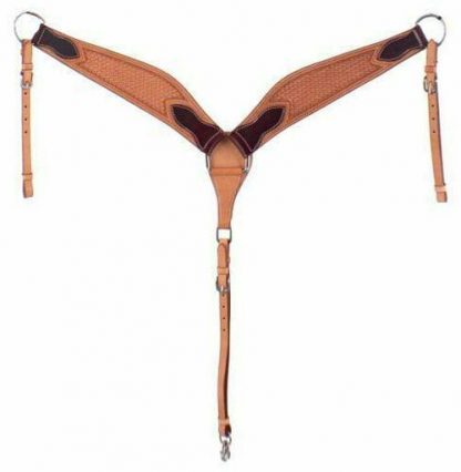 Sale 20% Off Argentina Cow Leather Basket Tooled Breastcollar. - Image 3