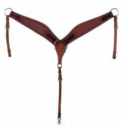 Sale 20% Off Argentina Cow Leather Basket Tooled Breastcollar. - Image 2