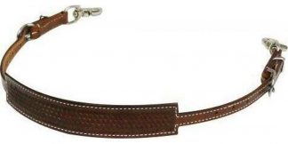 Sale 20% Off Basket Weave Tooled Wither Strap.