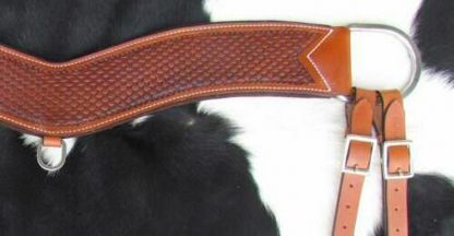 Sale 20% Off Basketweave Tooled Tripping Collar. - Image 2
