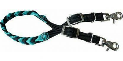 Sale 20% Off Braided Nylon Wither Strap With Conchos. - Image 2