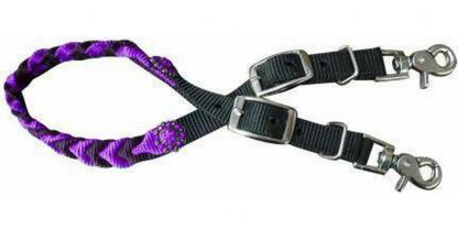 Sale 20% Off Braided Nylon Wither Strap With Conchos. - Image 5