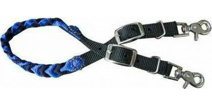 Sale 20% Off Braided Nylon Wither Strap With Conchos. - Image 4