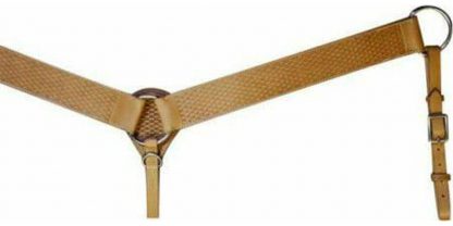 Sale 20% Off Breastcollar Is 2  Wide With 5/8  Tugs And Tie Down. Accented With Basket Tooling. - Image 2