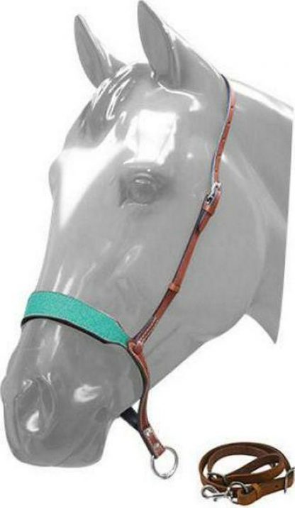 Sale 20% Off Glitter Overlay Leather Tie Down Noseband And Strap - Image 2