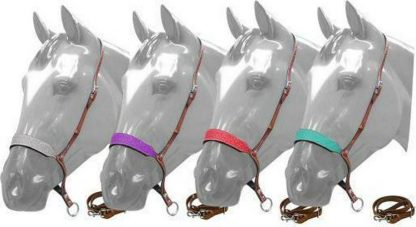Sale 20% Off Glitter Overlay Leather Tie Down Noseband And Strap