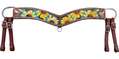 Sale 20% Off Hand Painted Sunflower Tripping Collar