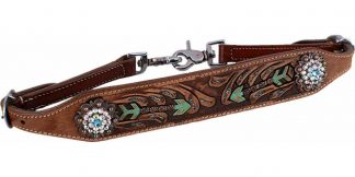 Sale 20% Off Hand Painted Arrow Design Wither Strap.