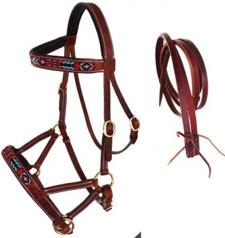 Sale 20% Off Horse Western Leather Bitless Sidepull Bridle Reins 77rs21tn-f