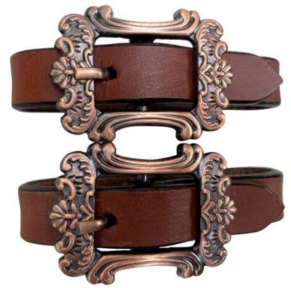 Sale 20% Off Leather Slobber Straps With Copper Buckles