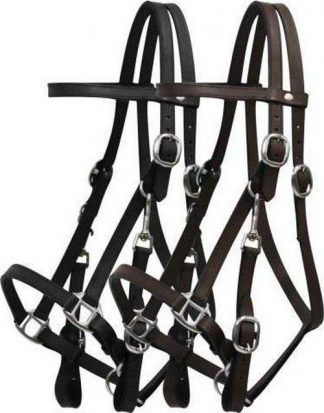 Sale 20% Off Leather Halter Bridle Combination With 7' Leather Split Reins