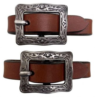 Sale 20% Off Leather Slobber Straps With Silver Buckles