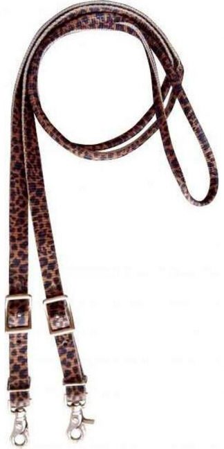Sale 20% Off  3/4  X 8ft Cheetah Nylon Contest Rein With Scissor Snap End
