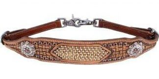 Sale 20% Off Wither Strap With Gold And Pearl Beaded Inlay.